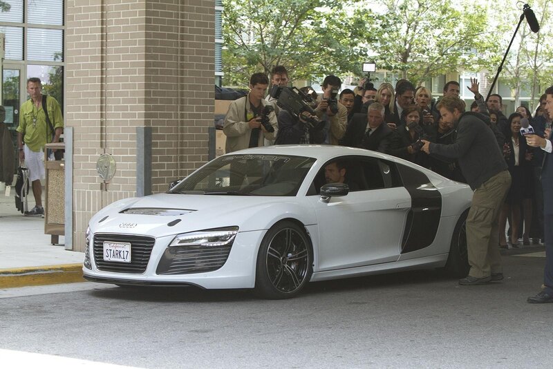 White Sports Car — Chaotic, Afternoon