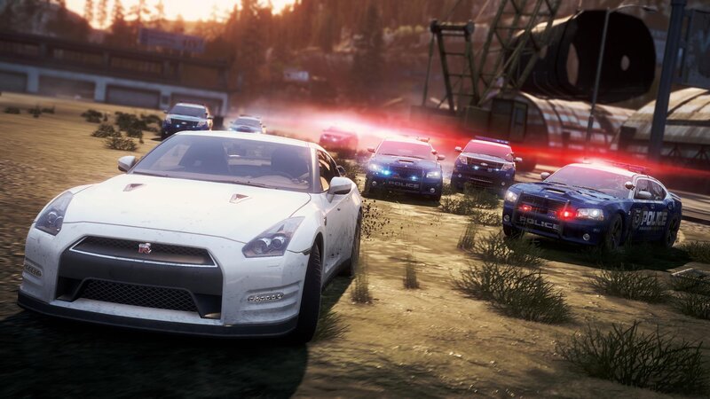 White Sports Car Chase