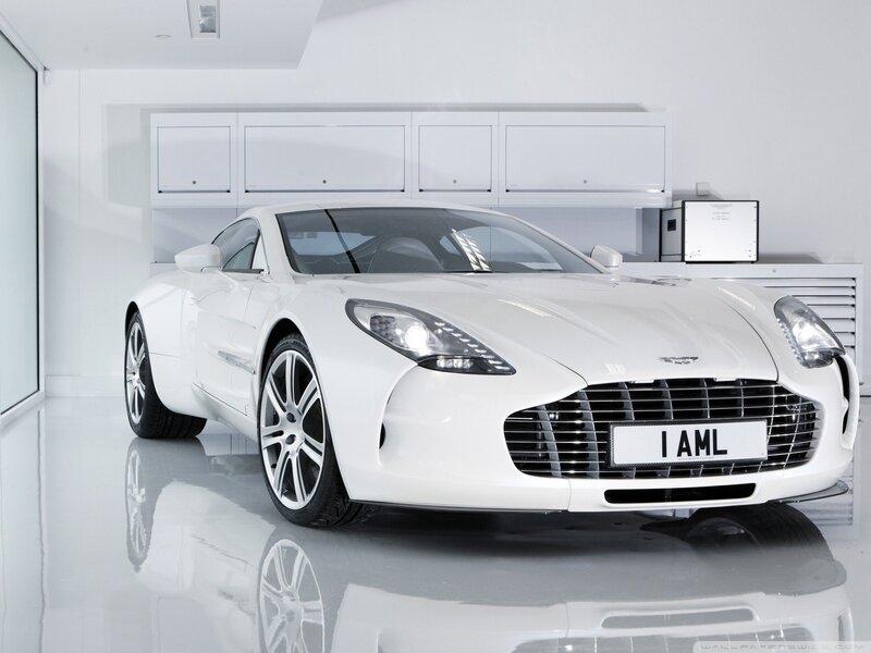 White Sports Car — Clean, Modern, Photograph, Garage