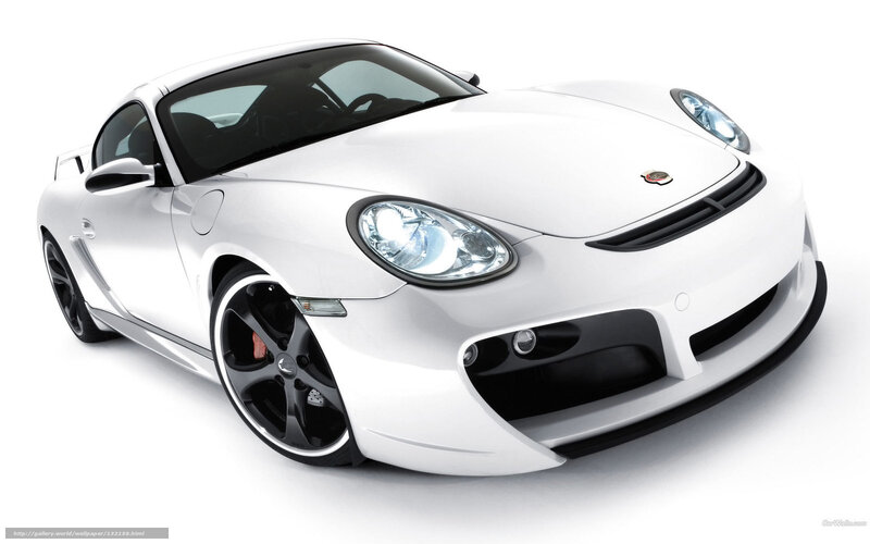 White Sports Car — Clean, Photograph, Headlight