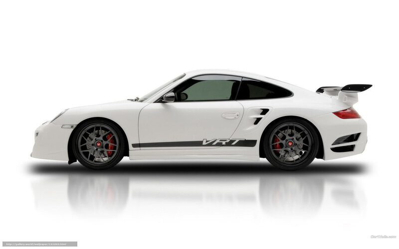 White Sports Car — Clean, Static
