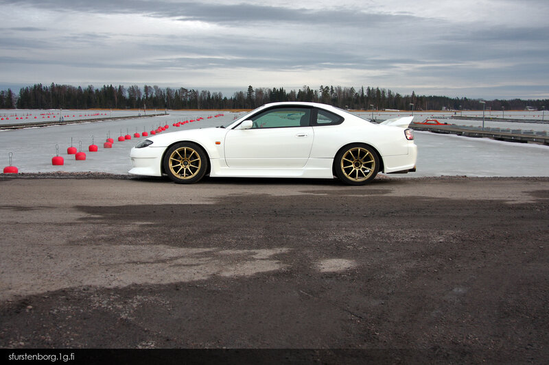White Sports Car — Cold, Overcast