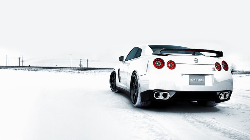 White Sports Car — Cold