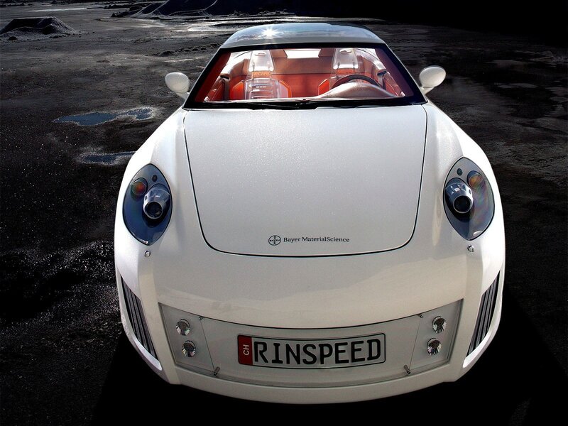 White sports car concept