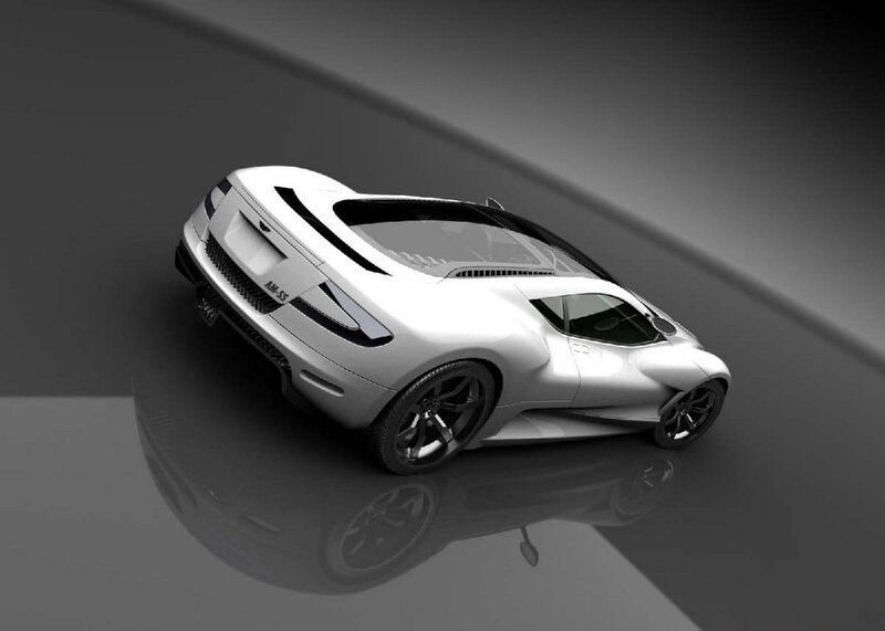 white sports car concept