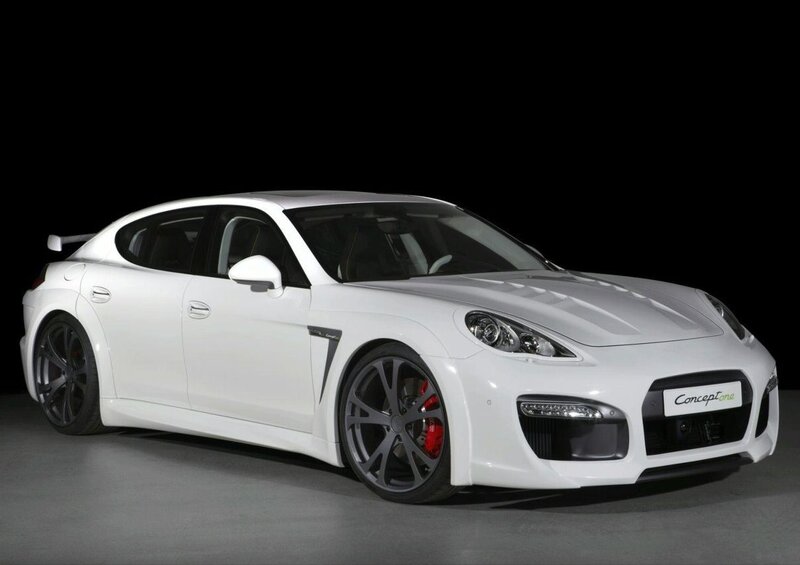 white sports car concept