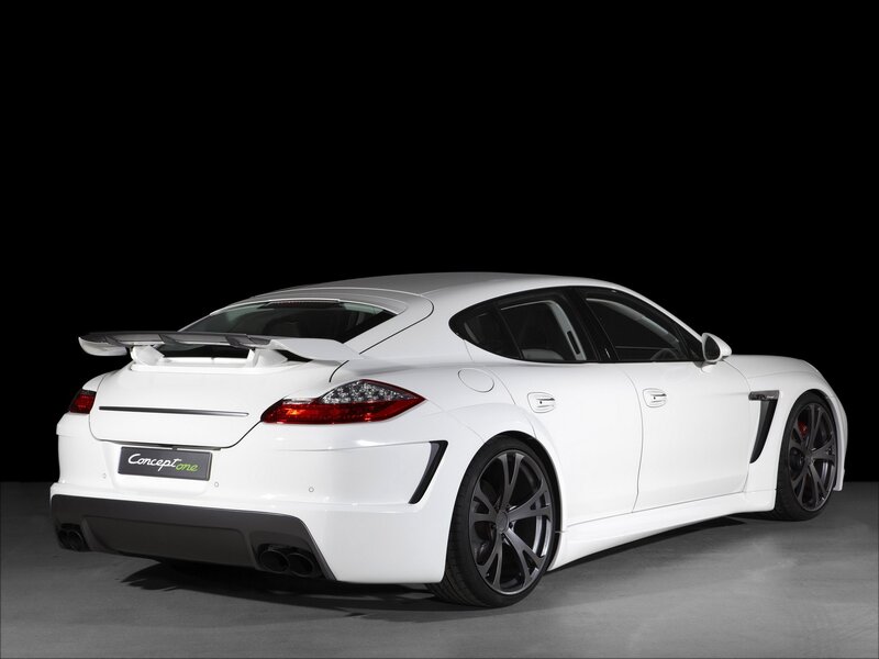 white sports car concept