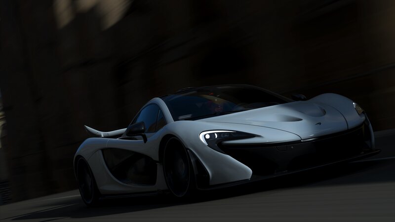 White Sports Car — Dark, 3d Render