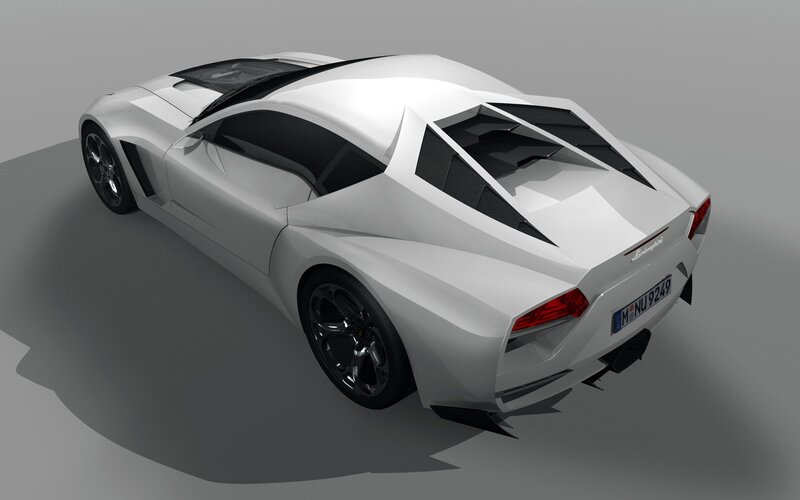 white sports car design