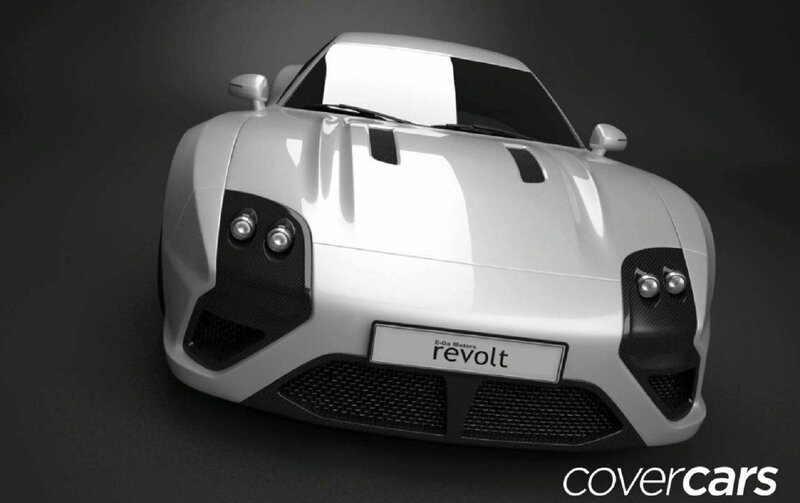 White Sports Car — Dramatic, 3d Render, Headlights, Grille