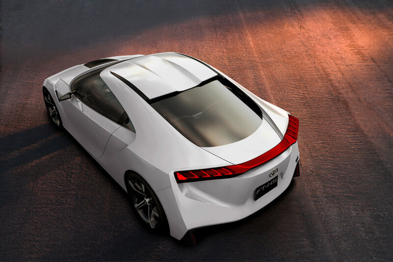 White Sports Car — Dramatic, 3d Render, Road
