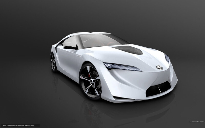 White Sports Car — Dramatic, 3d Render, Wheel, Headlight