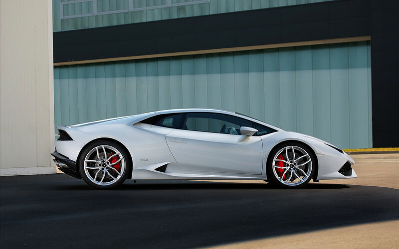 White Sports Car — Dramatic, Afternoon, Photograph, Building, Asphalt