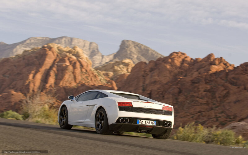 White Sports Car — Dramatic, Afternoon, Photograph, Mountains, Road