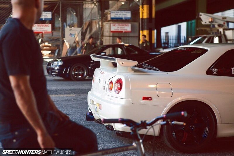 White Sports Car — Dramatic, Afternoon, Photograph, Person