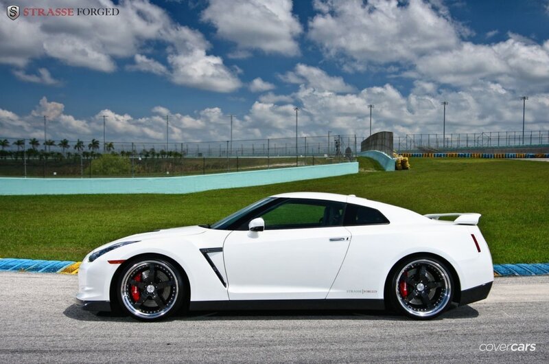 White Sports Car — Dramatic, Afternoon, Photograph, Race Track, Sky