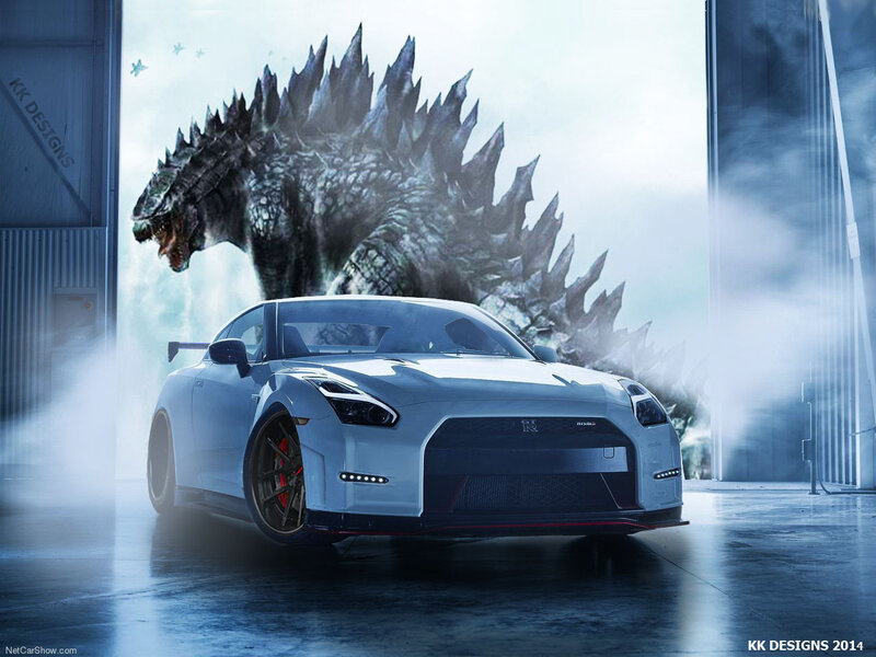 White Sports Car — Dramatic, Digital Art, Monster