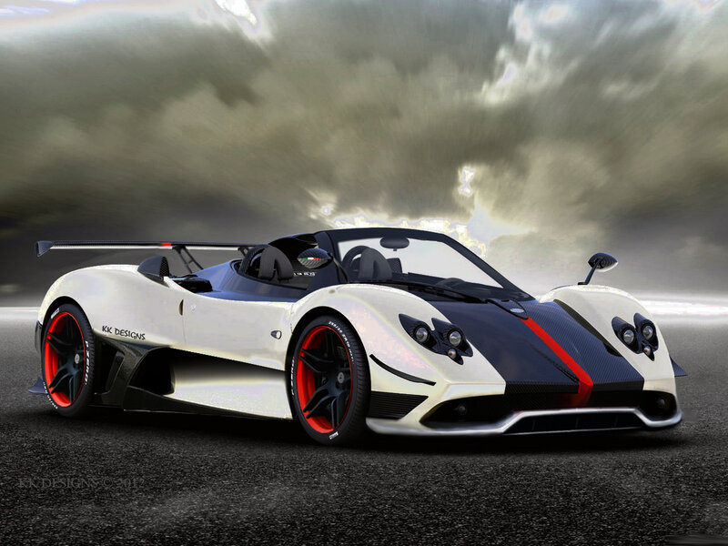 White Sports Car — Dramatic, Digital Art, Tires