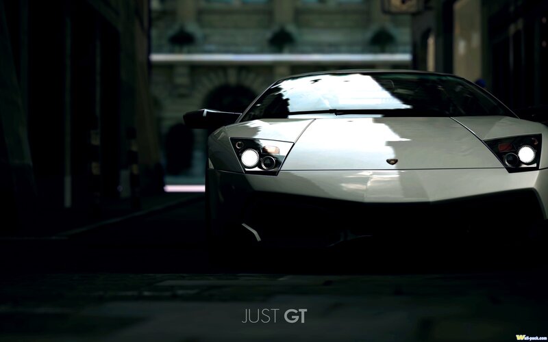 White Sports Car — Dramatic, Night, Digital Art, Street