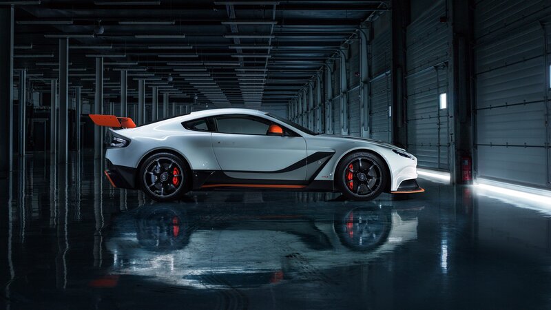White Sports Car — Dramatic, Night, Photograph, Garage, Tire