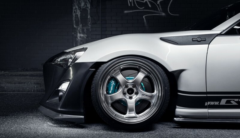 White Sports Car — Dramatic, Night, Photograph, Wheel