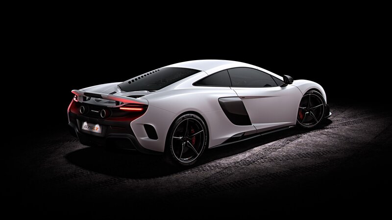 White Sports Car — Dramatic, Night, Photograph, Wheels