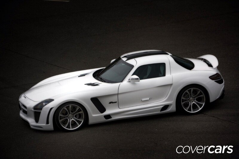 White Sports Car — Dramatic, Photograph, Asphalt, Wheels