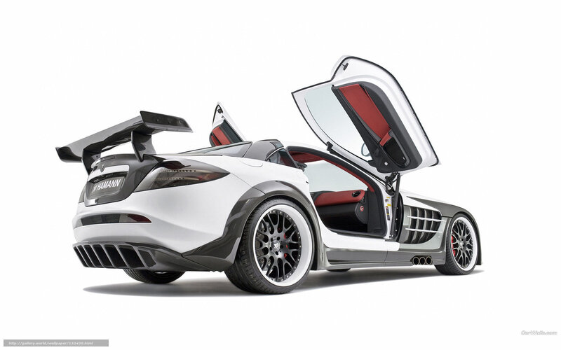 White Sports Car — Dramatic, Photograph, Car Door, Rear Wing