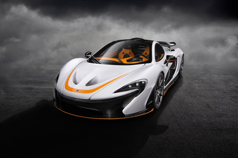 White Sports Car — Dramatic, Photograph, Clouds