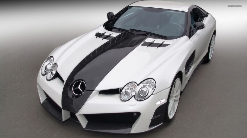 White Sports Car — Dramatic, Photograph, Hood