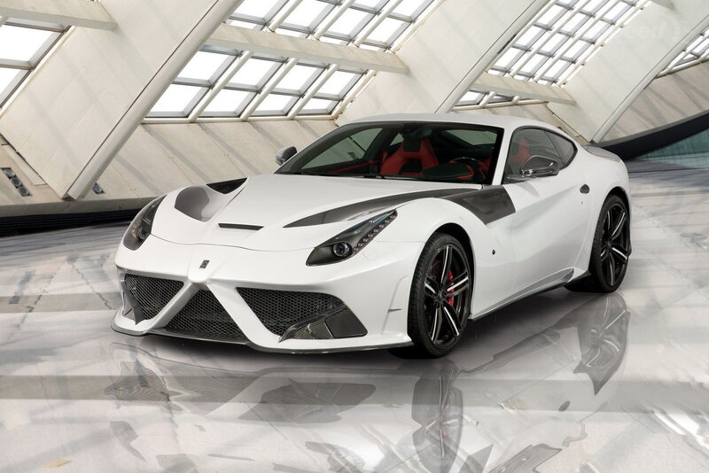White Sports Car — Dramatic, Photograph, Interior