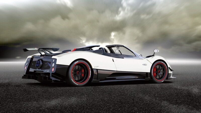 White Sports Car — Dramatic, Photograph, Tires, Sky