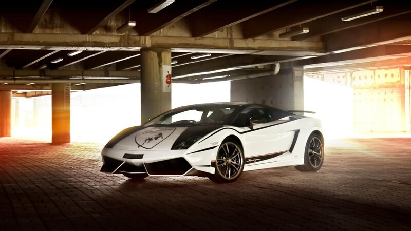 White Sports Car — Dramatic, Photograph, Underpass, Light