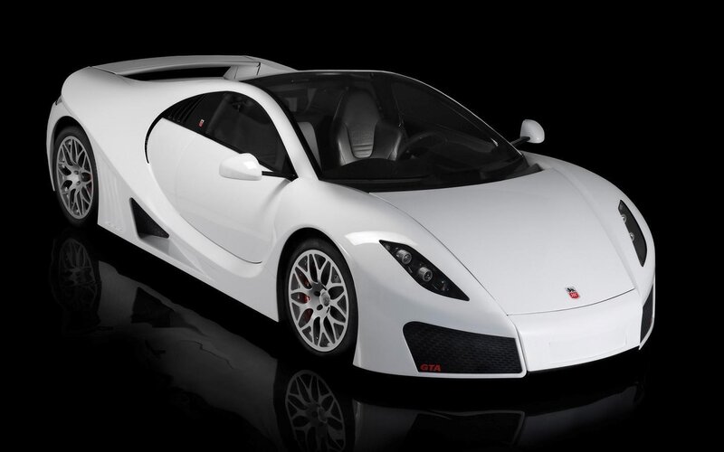 White Sports Car — Dramatic, Photograph, Wheels