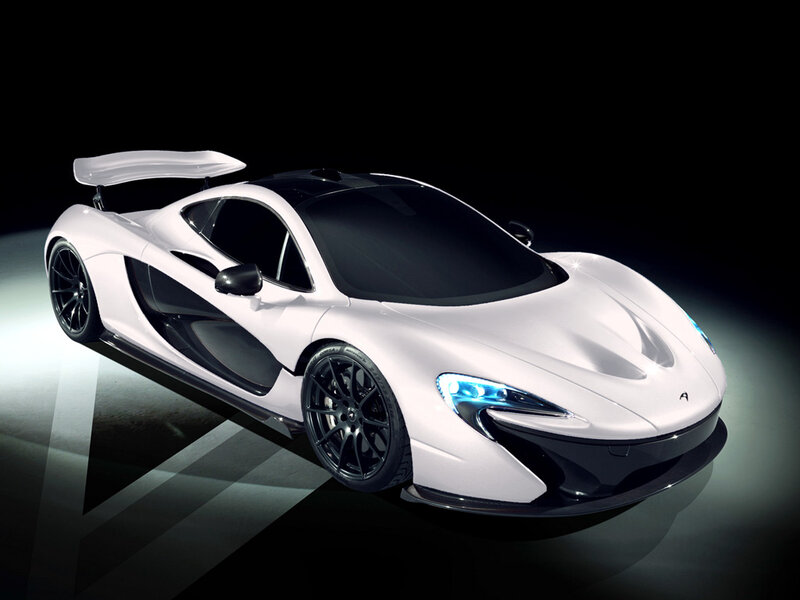 White Sports Car — Dramatic, Photograph, Wings