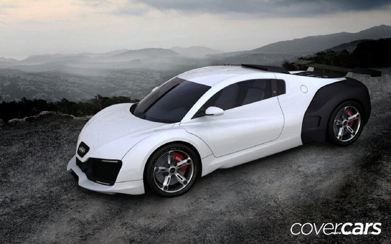 White Sports Car — Dramatic, Sunset, 3d Render