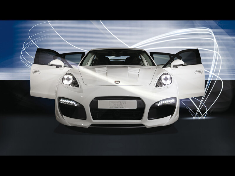 White Sports Car — Dramatic
