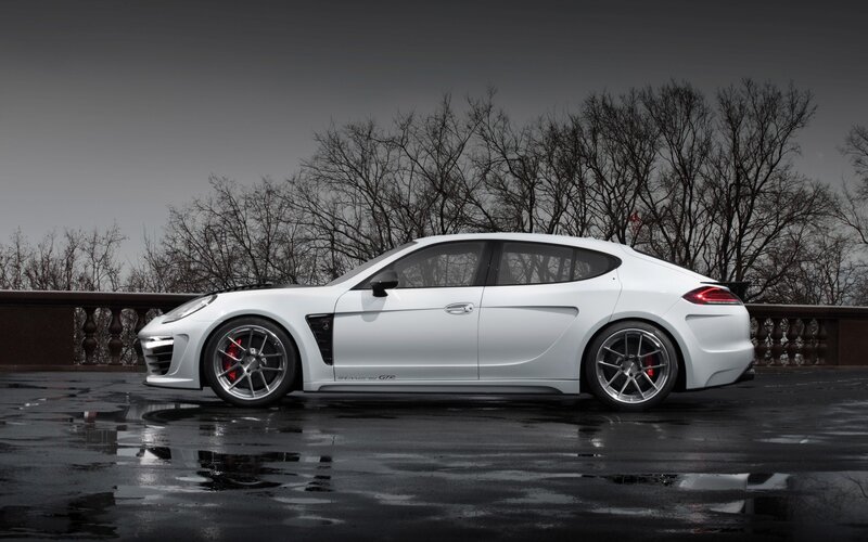White Sports Car — Dramatic, Winter, Photograph, Trees