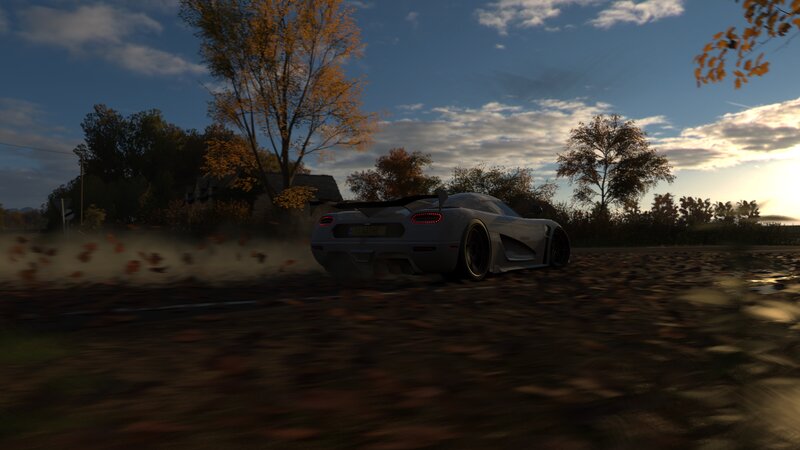 White Sports Car Drifting — Gray