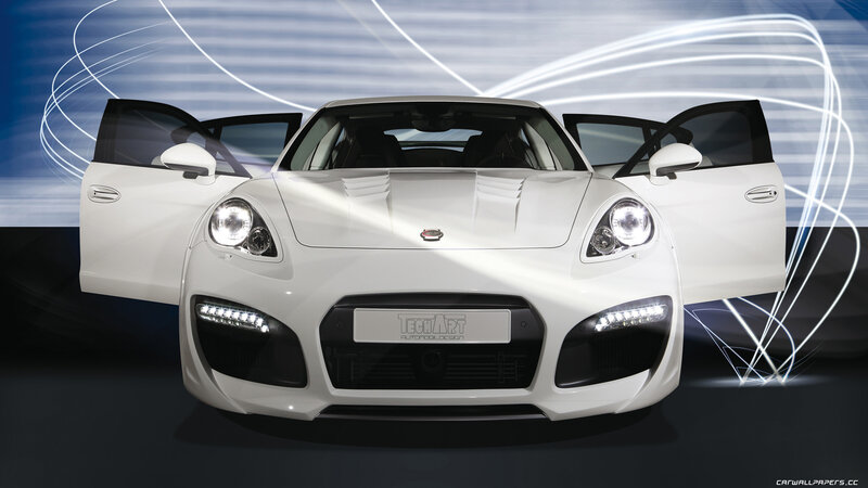 White Sports Car — Dynamic, 3d Render, Car Doors