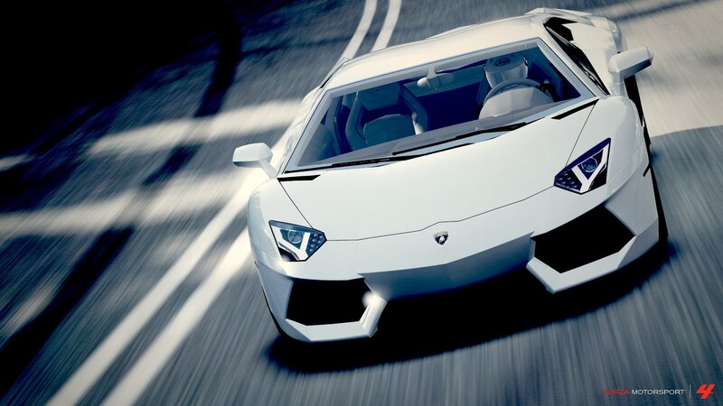 White Sports Car — Dynamic, 3d Render, Road, Driver