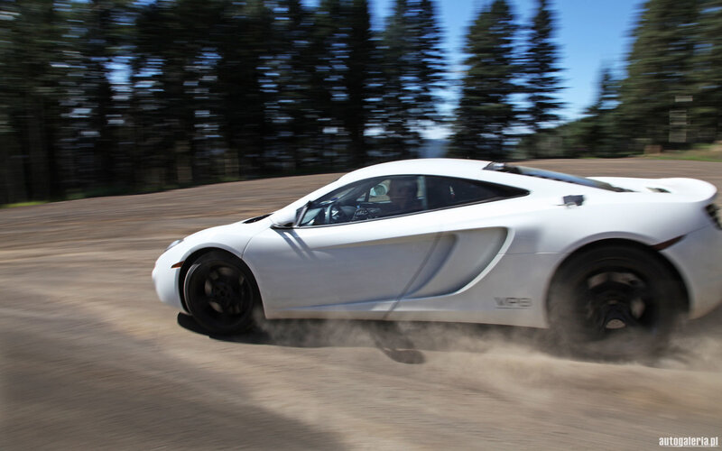 White Sports Car — Dynamic, Afternoon, Photograph, Dirt Road