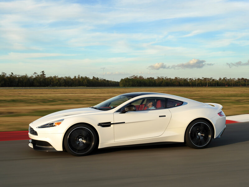 White Sports Car — Dynamic, Afternoon, Photograph, Driver, Race Track, Trees