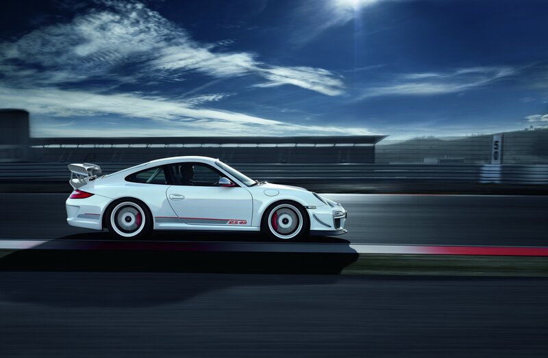 White Sports Car — Dynamic, Afternoon, Photograph, Race Track, Sky, Driver