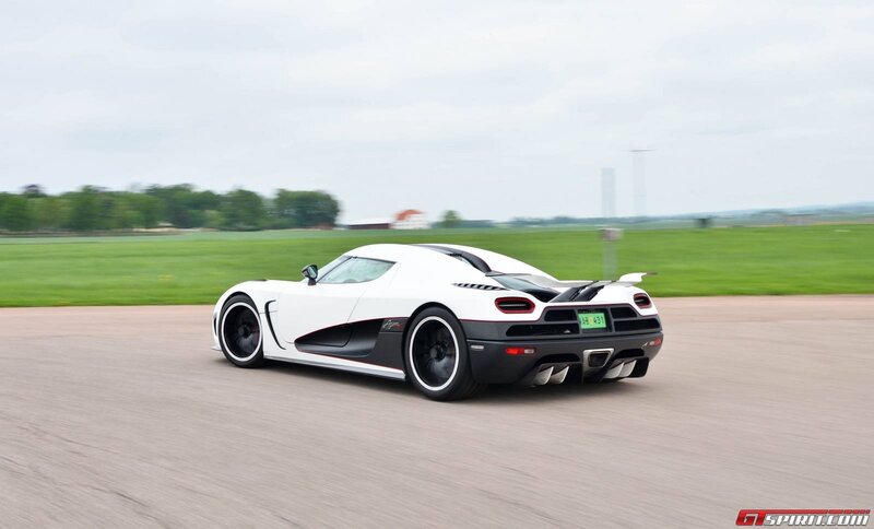 White Sports Car — Dynamic, Afternoon, Photograph, Road, Field, Trees