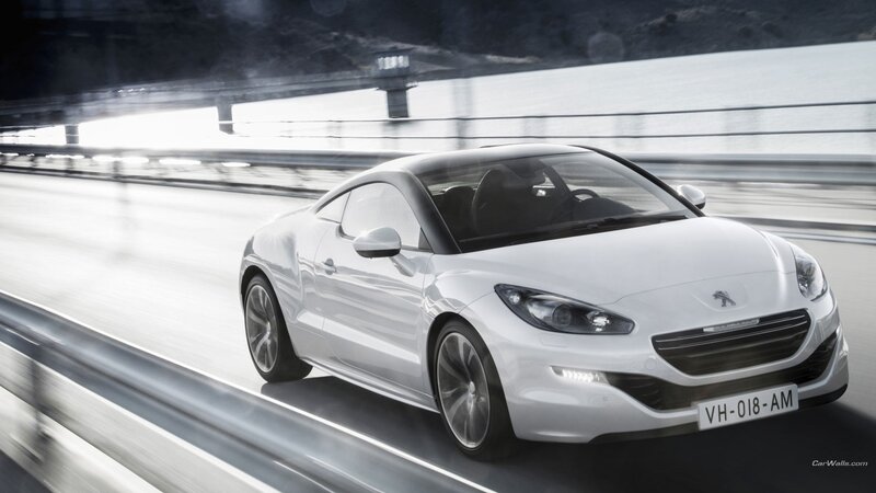 White Sports Car — Dynamic, Photograph, Bridge