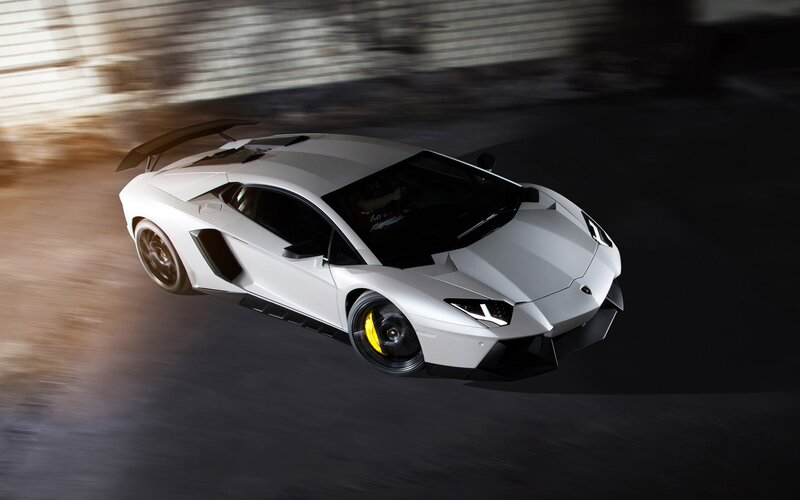 White Sports Car — Dynamic, Photograph, Tire, Windshield
