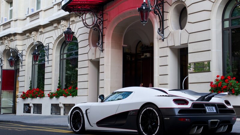 White Sports Car — Elegant, Afternoon