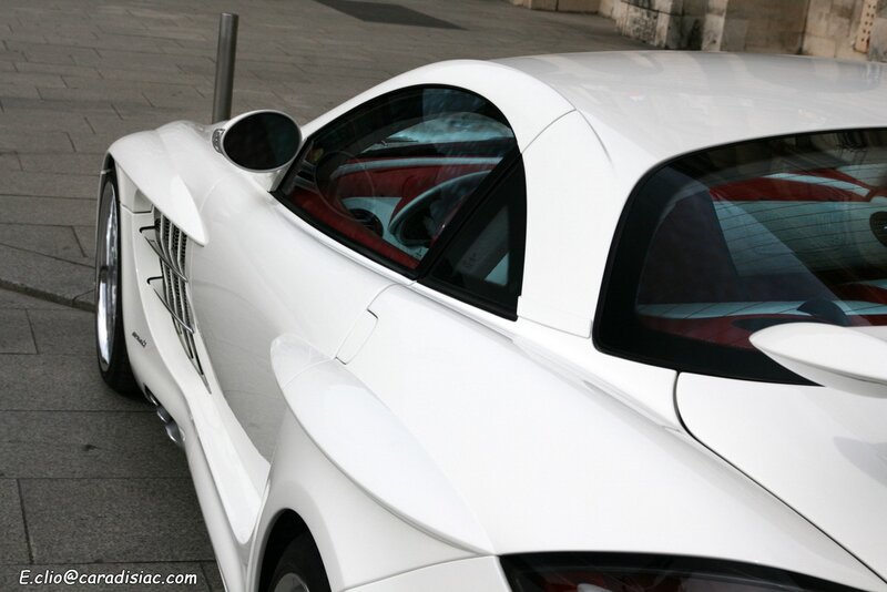 white sports car exterior