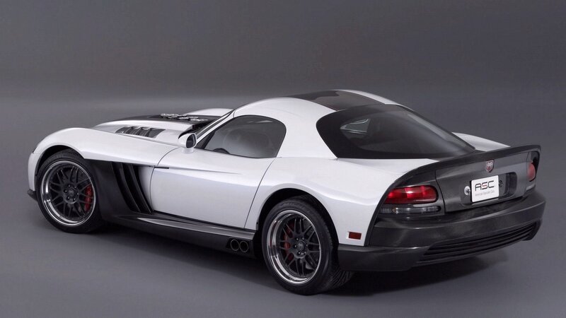 white sports car from rear